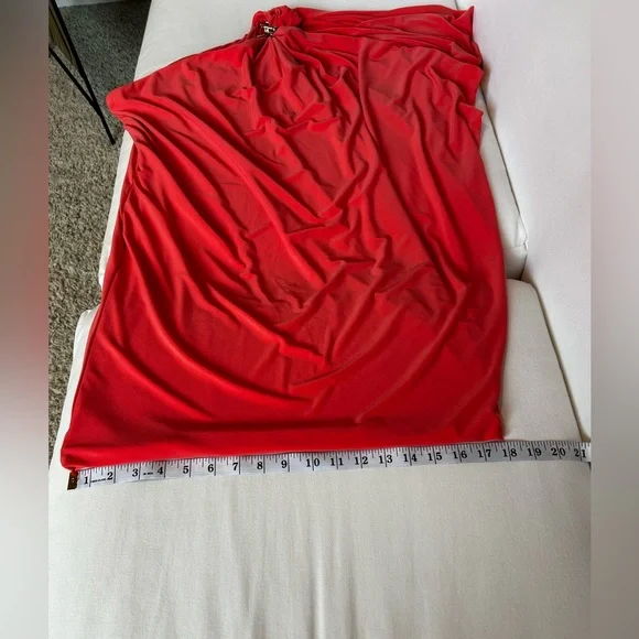 One shoulder jersey dress - Picture 12 of 13